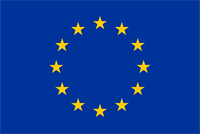 Die Flagge der Europäische Union.